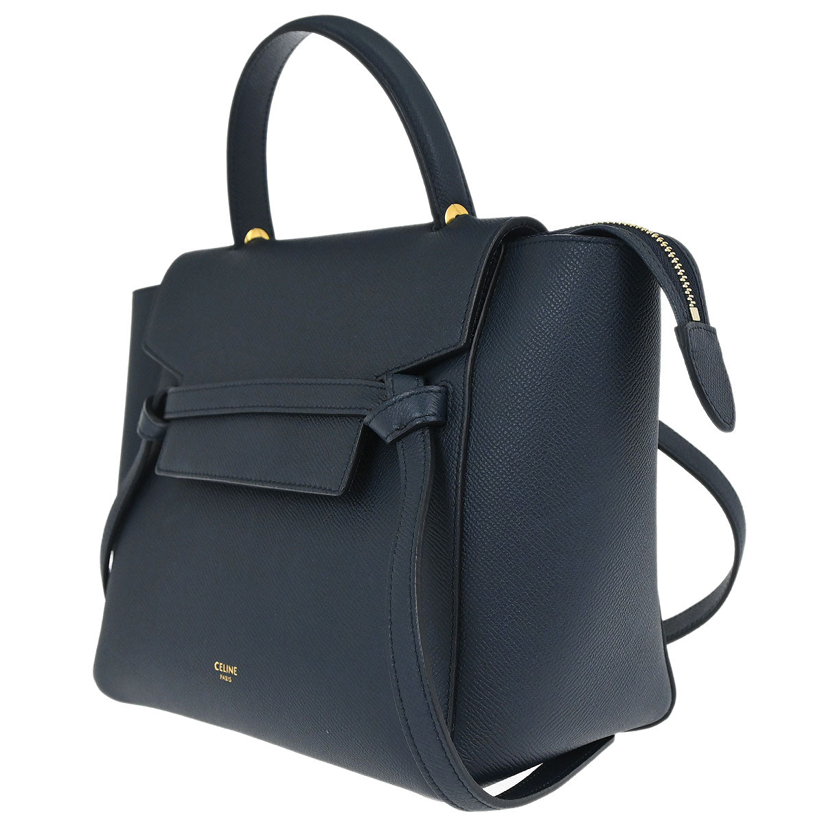 Celine Navy Belt Bag Micro 2way Shoulder Handbag