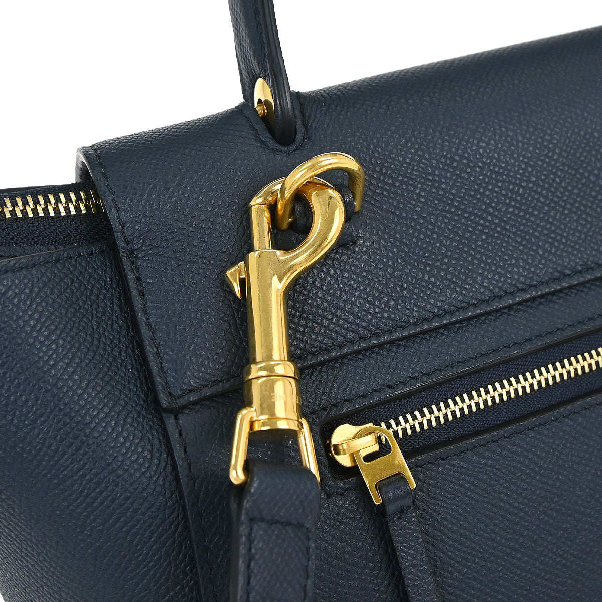 Celine Navy Belt Bag Micro 2way Shoulder Handbag