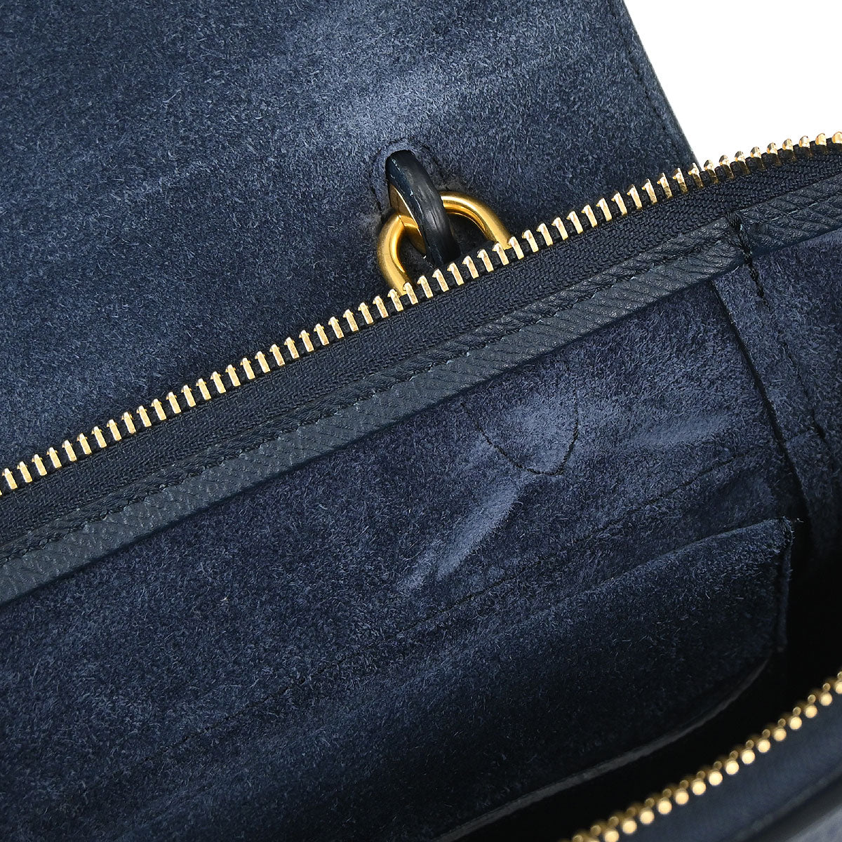 Celine Navy Belt Bag Micro 2way Shoulder Handbag