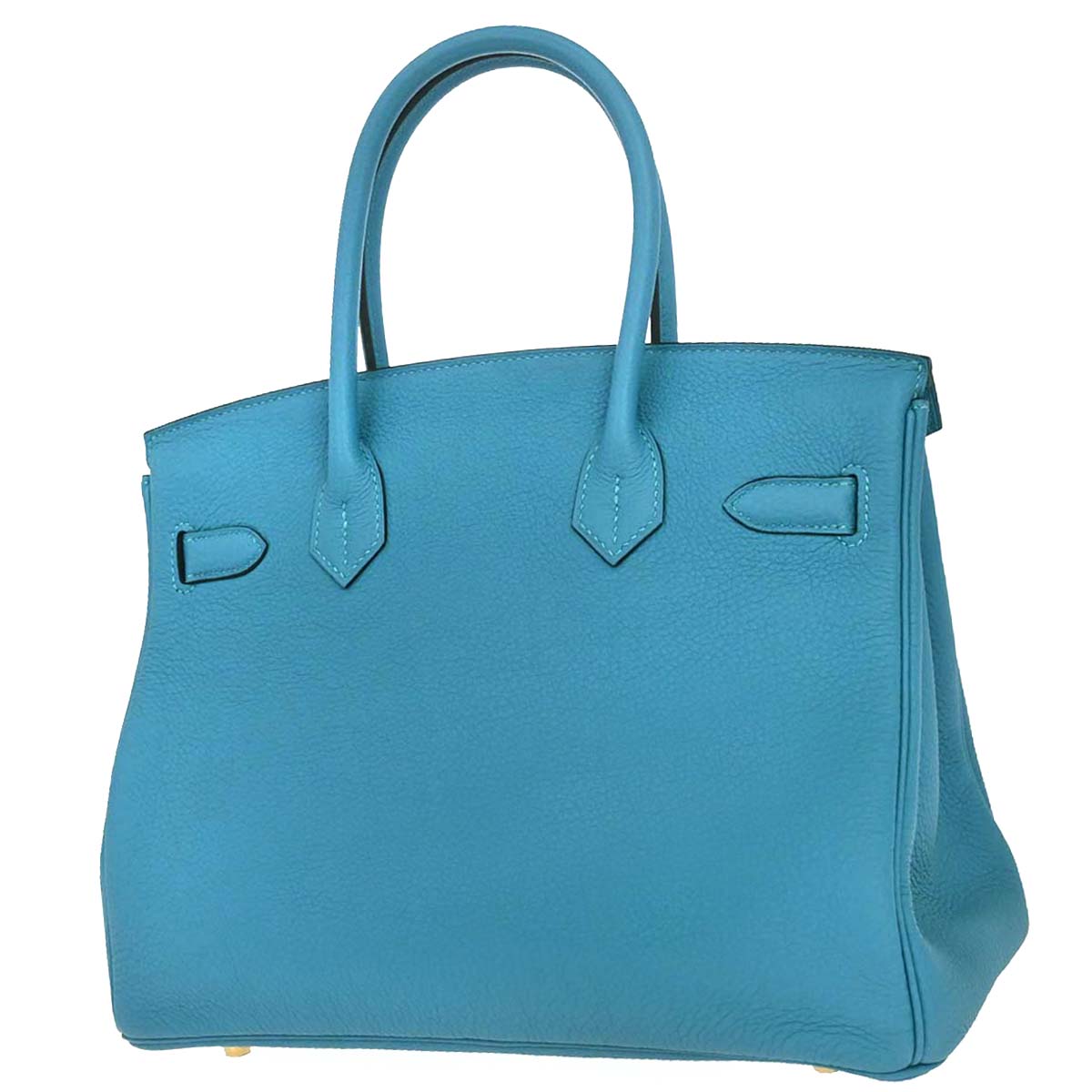 Hermes 2014 Blue Izmir Togo Birkin 30 Handbag