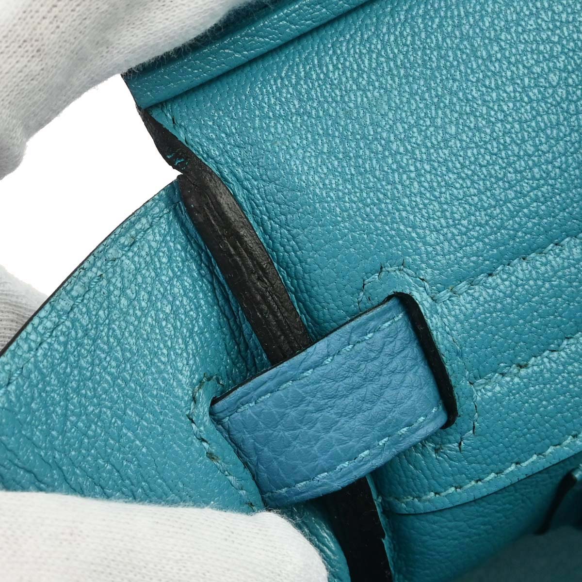 Hermes 2014 Blue Izmir Togo Birkin 30 Handbag
