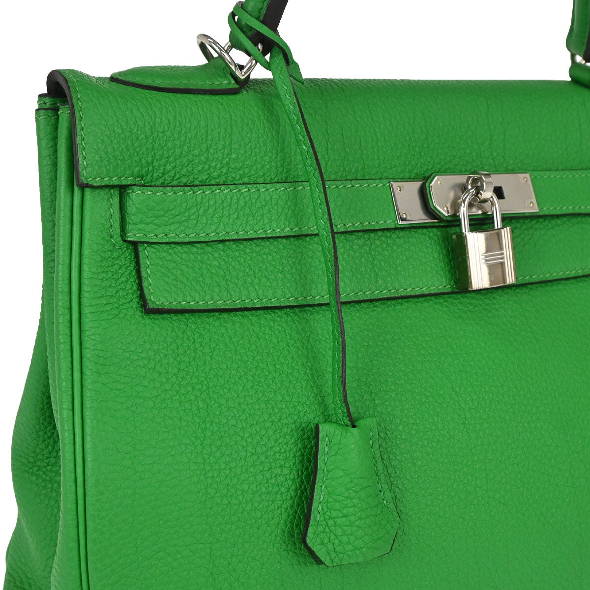 Hermes Bambou Togo Kelly 32 Retourne 2way Shoulder Handbag