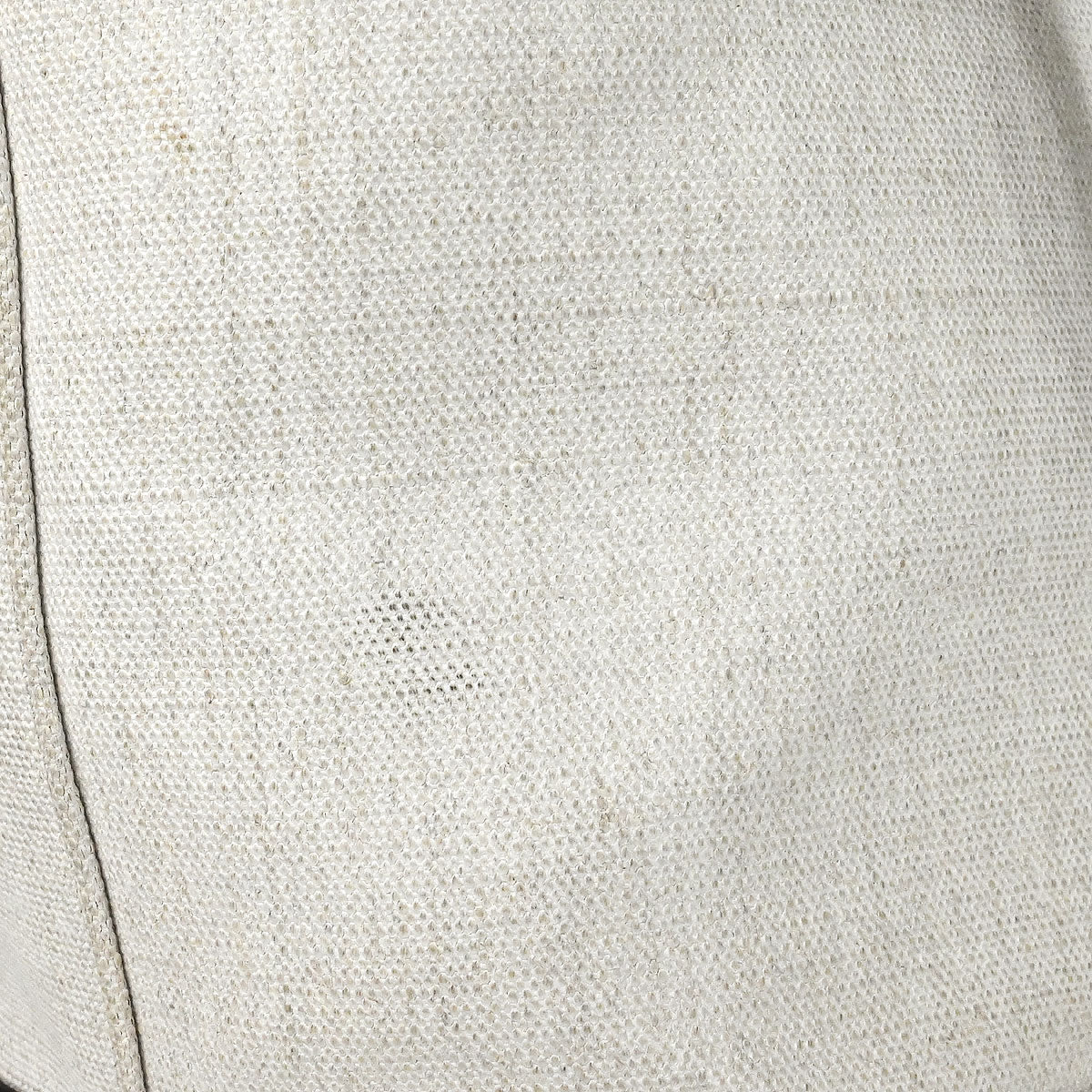 Saint Laurent White Calfskin Teddy Drawstring Tote Handbag