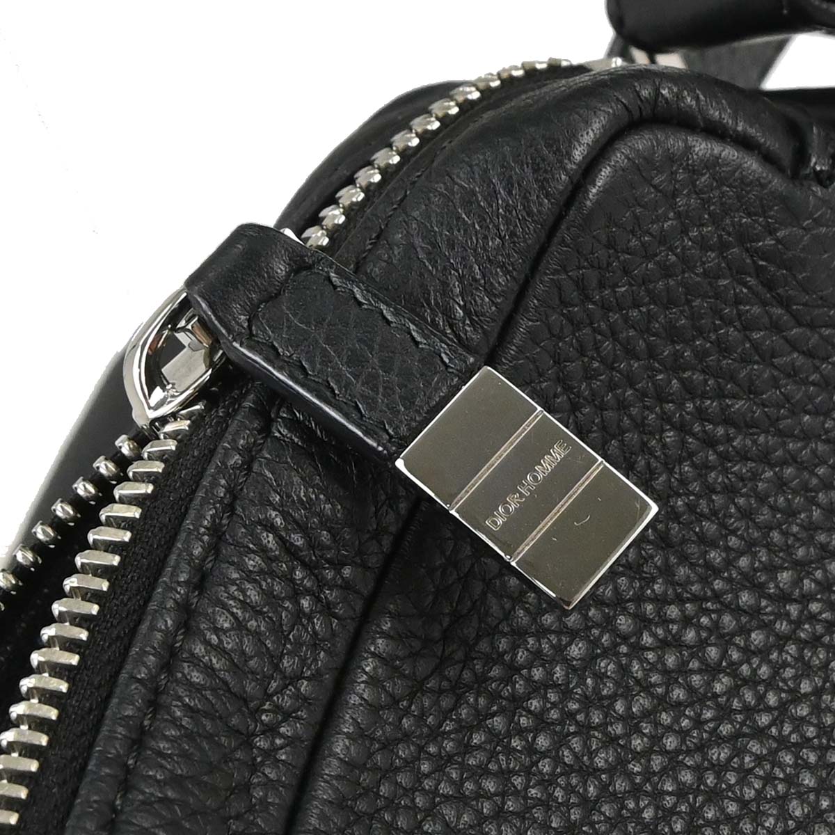 Dior Homme Black Leather Shoulder Bag