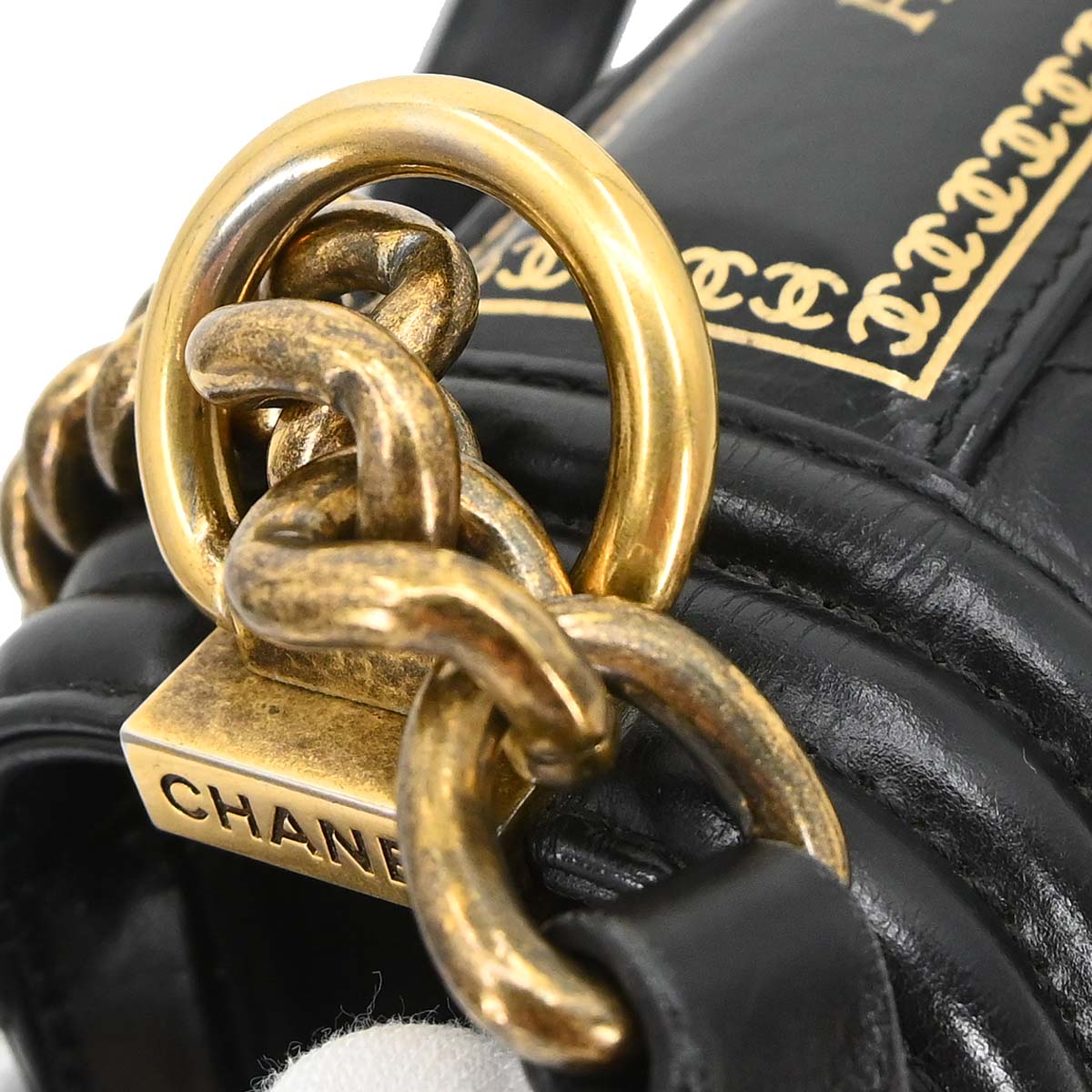 Boy Chanel 2015-2016 Black Calfskin Medium Shoulder Bag