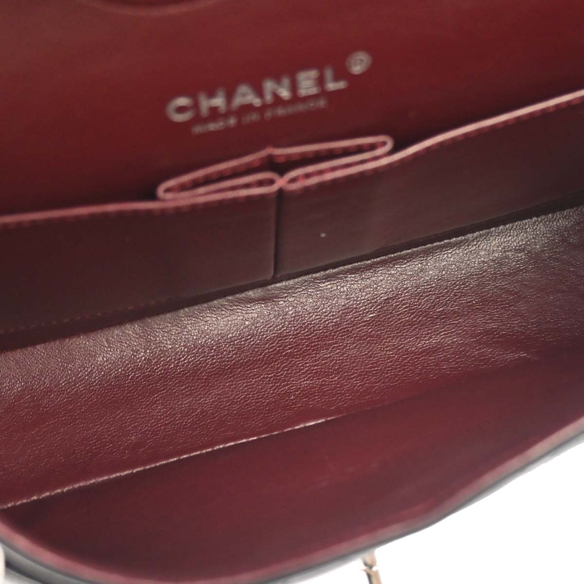 Chanel 2011 Black Lambskin Medium Classic Double Flap Shoulder Bag