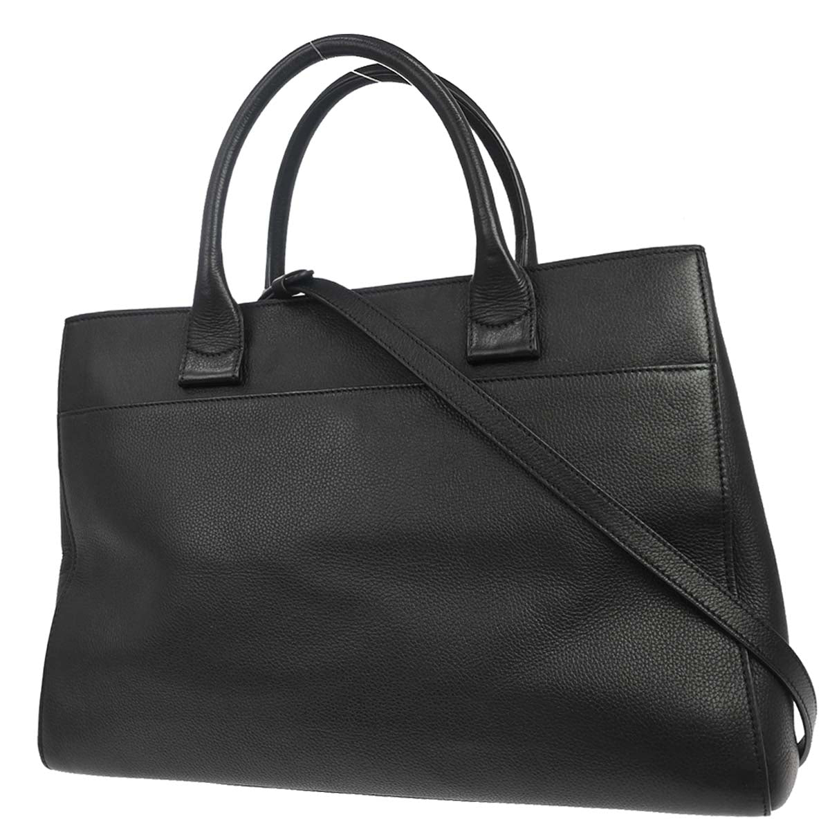 Chanel 2017 Black Calfskin Neo Executive Cerf 2way Shoulder Tote Bag