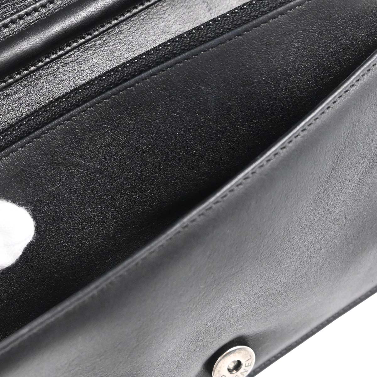 Boy Chanel 2018 Black Caviar Skin Chain WOC Shoulder Bag