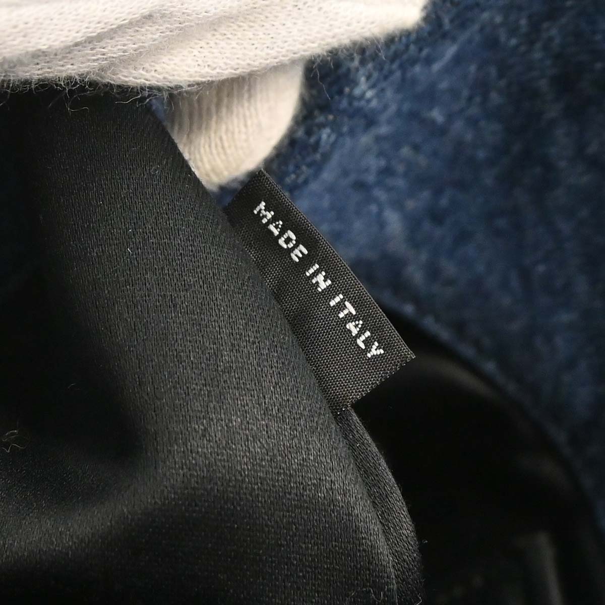 Miu Miu Blue Denim Matrasse Tote Handbag