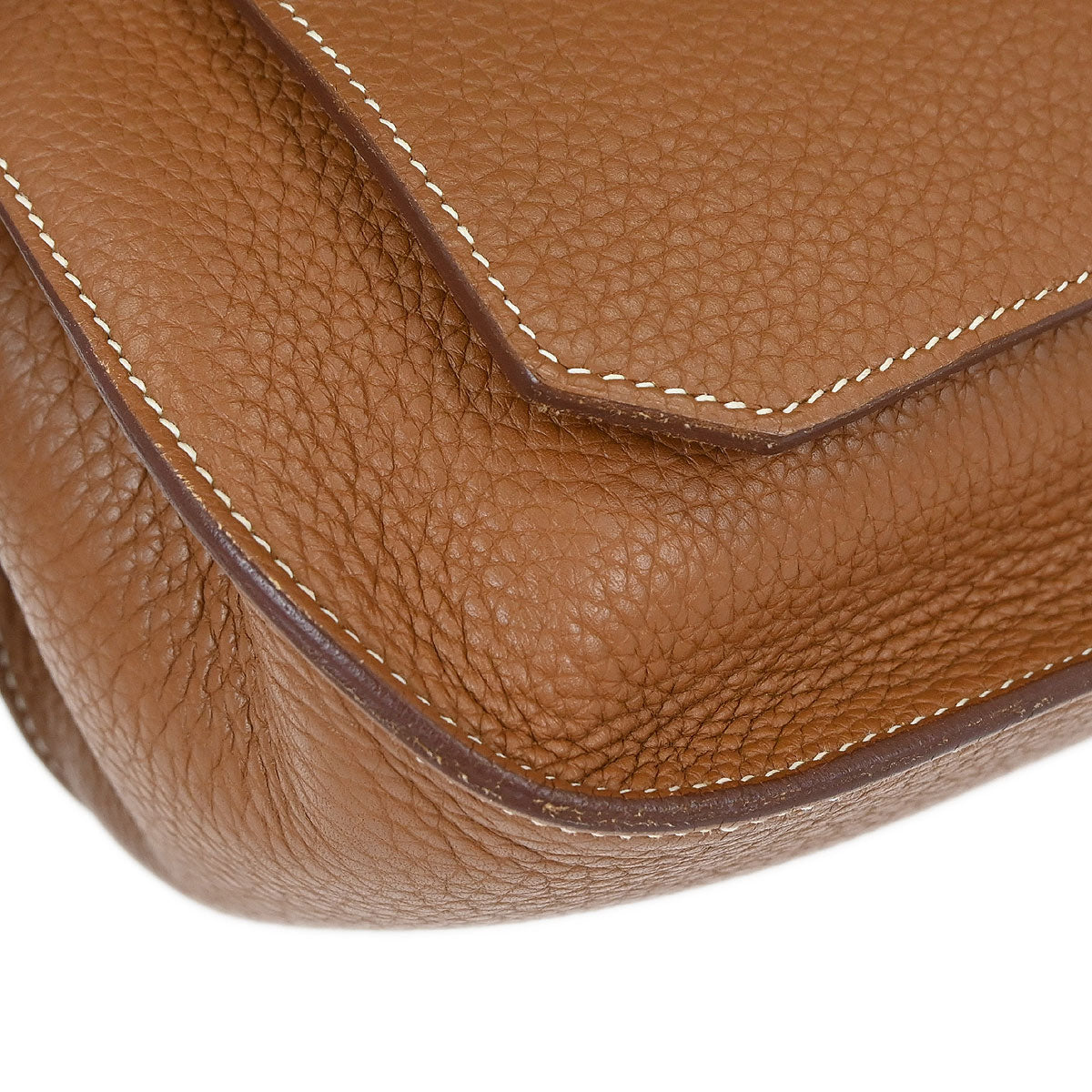 Hermes Gold Taurillon Clemence Jypsiere 31 Bag