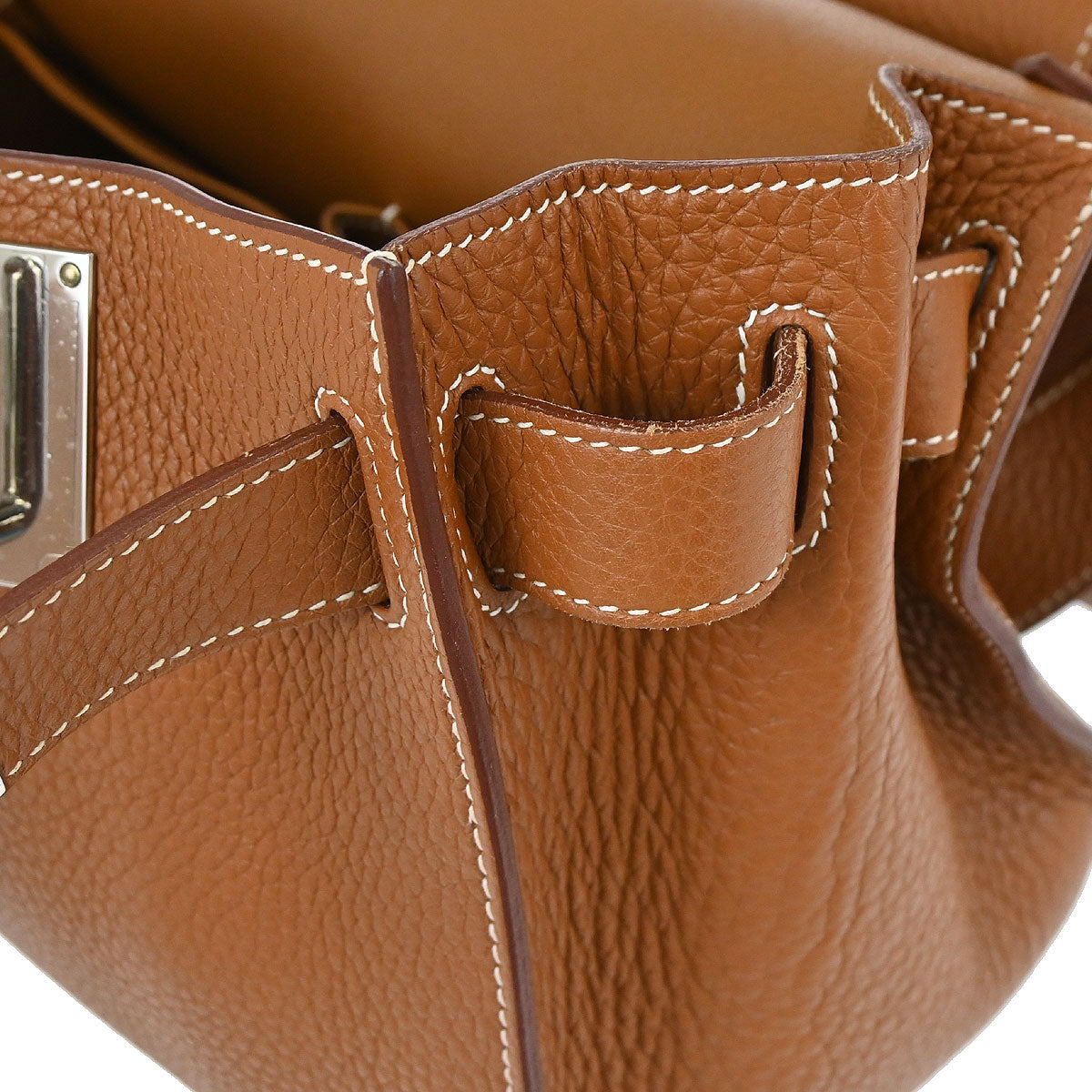 Hermes Gold Taurillon Clemence Jypsiere 31 Bag