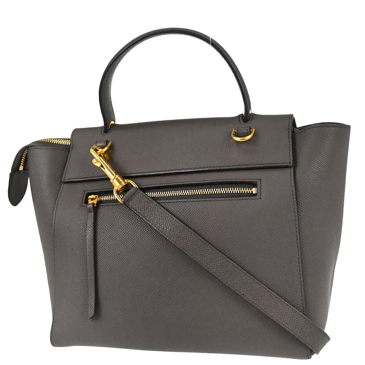 Celine Gray Belt Bag Micro 2way Handbag
