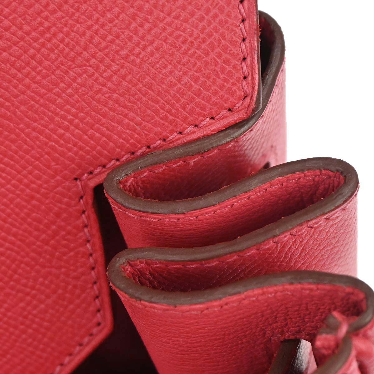 Hermes Rouge Casaque Epsom Birkin 40 Handbag