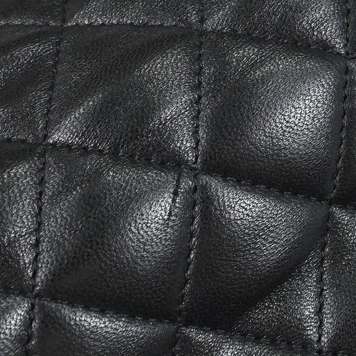 Chanel 2011 Black Lambskin Medium Classic Double Flap Shoulder Bag