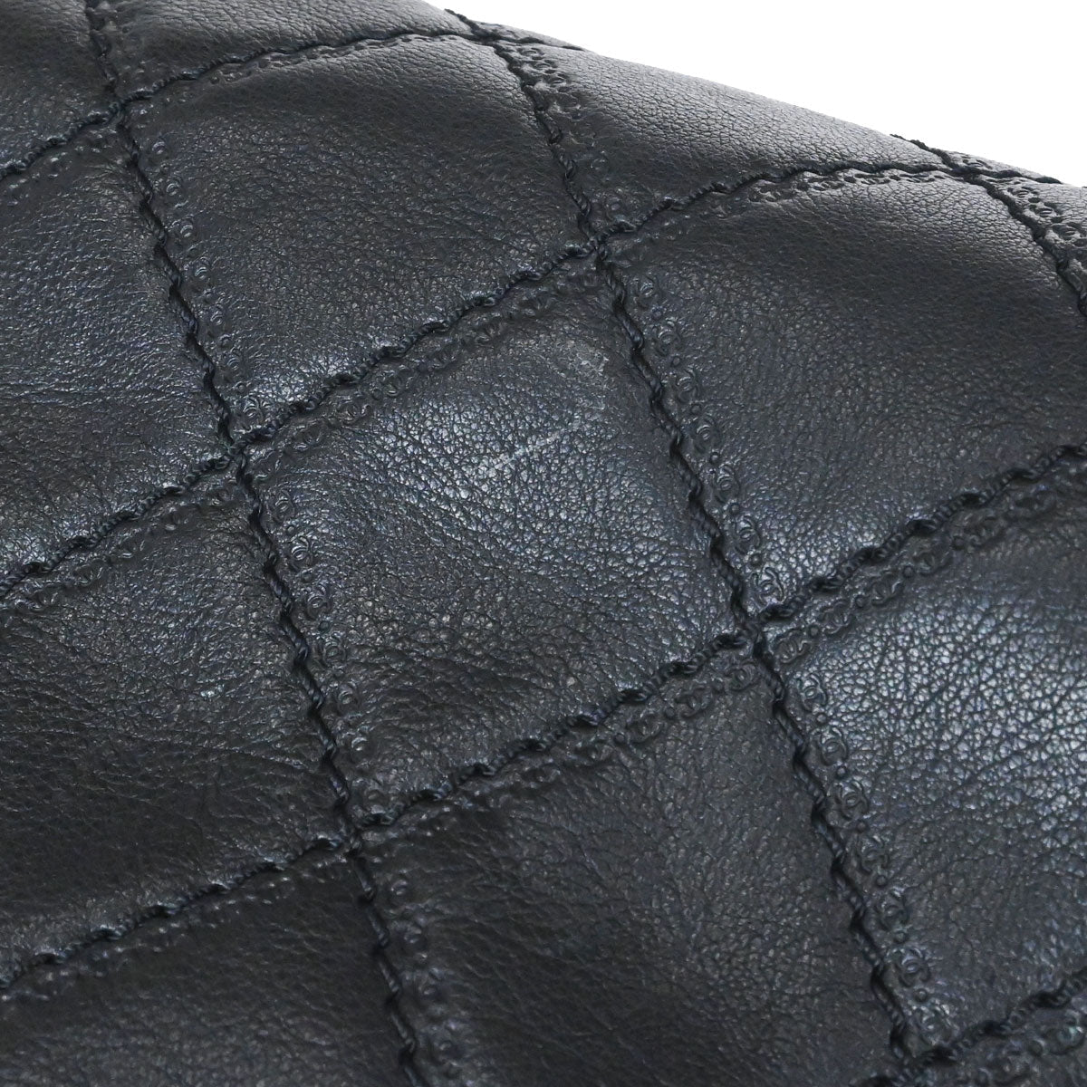 Chanel 2013-2014 Black Calfskin Paris-Edinburgh Jumbo Coco Sporran Shoulder Bag