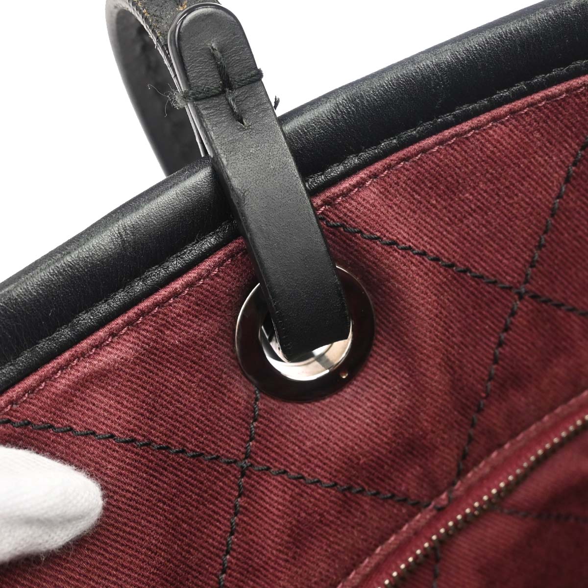 Chanel 2014 Black Caviar Skin On The Road Shopping Fever Tote Bag