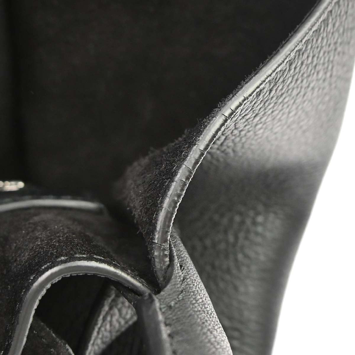Celine Black Leather Small Big Bag 2way Shoulder Handbag
