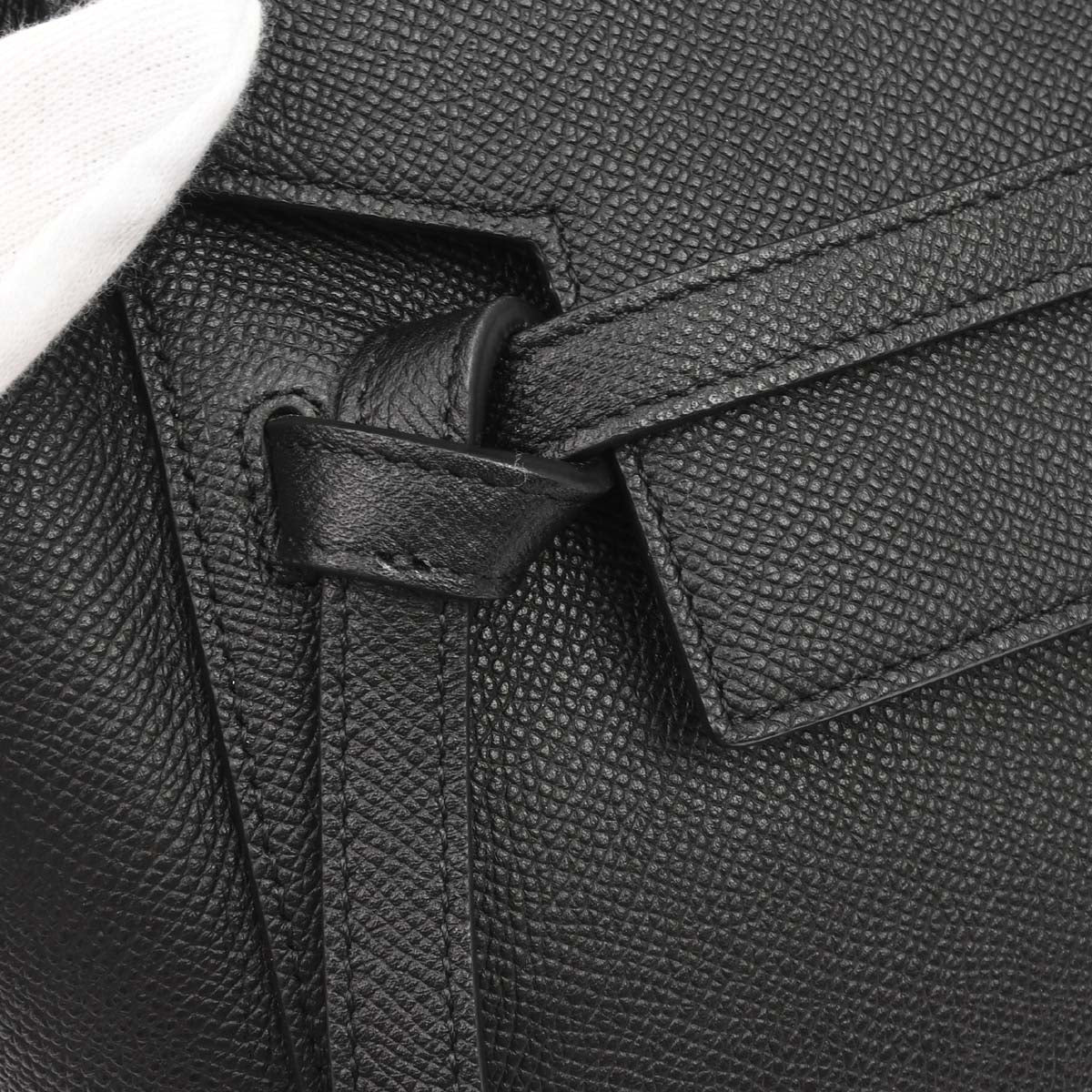 Celine Black Belt Bag Mini 2way Shoulder Handbag