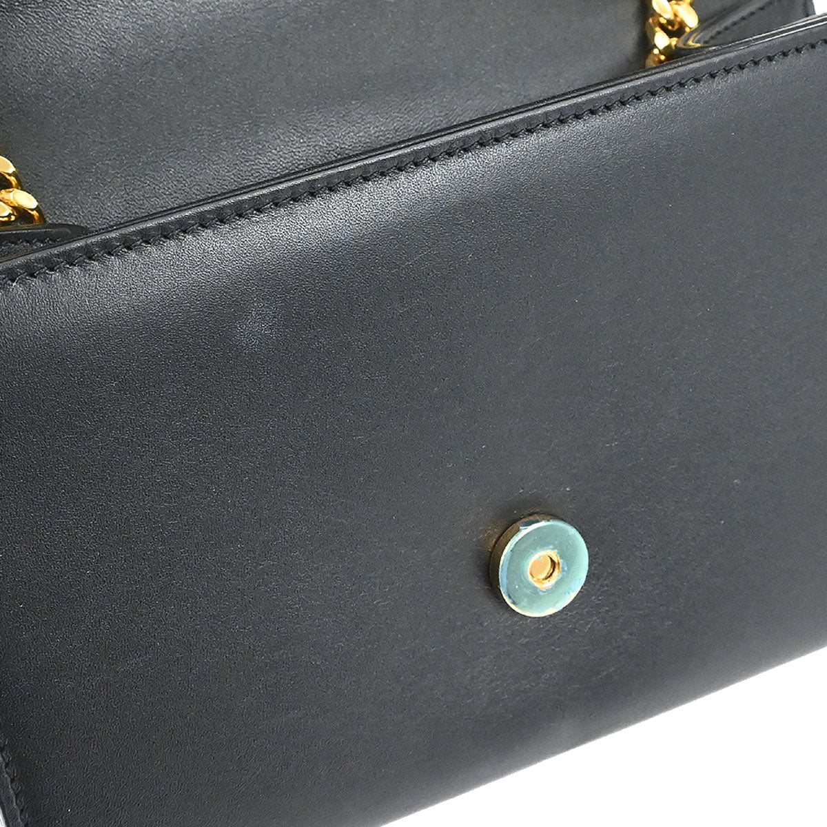 Saint Laurent Black Leather Kate Shoulder Bag