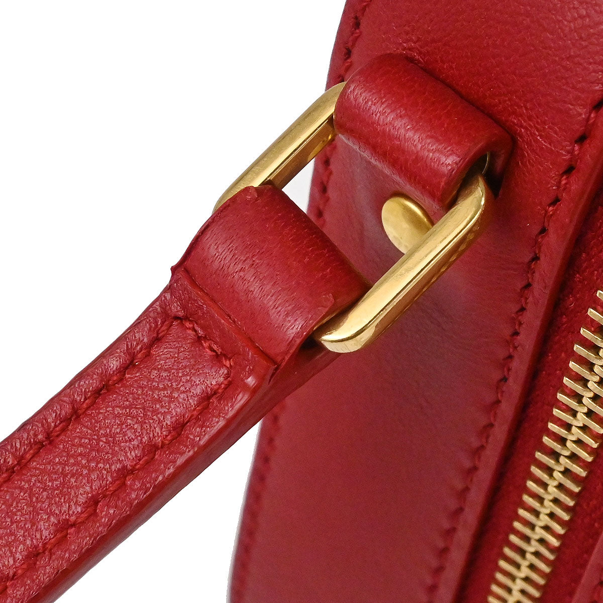 Saint Laurent Red Vicky Camera Bag Shoulder Bag
