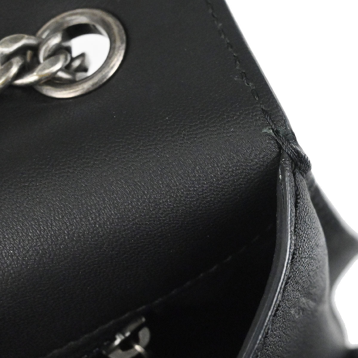 Chanel 2017 Black Calfskin Jumbo Double Flap Shoulder Bag