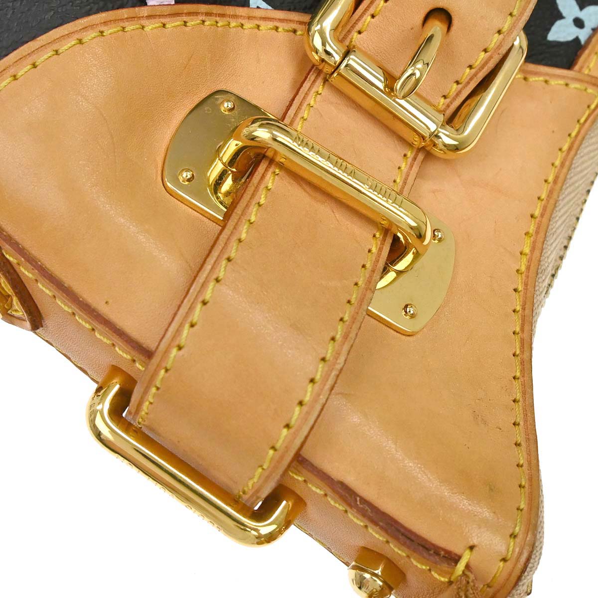 Louis Vuitton Black Monogram Multicolor Greta Handbag M40196