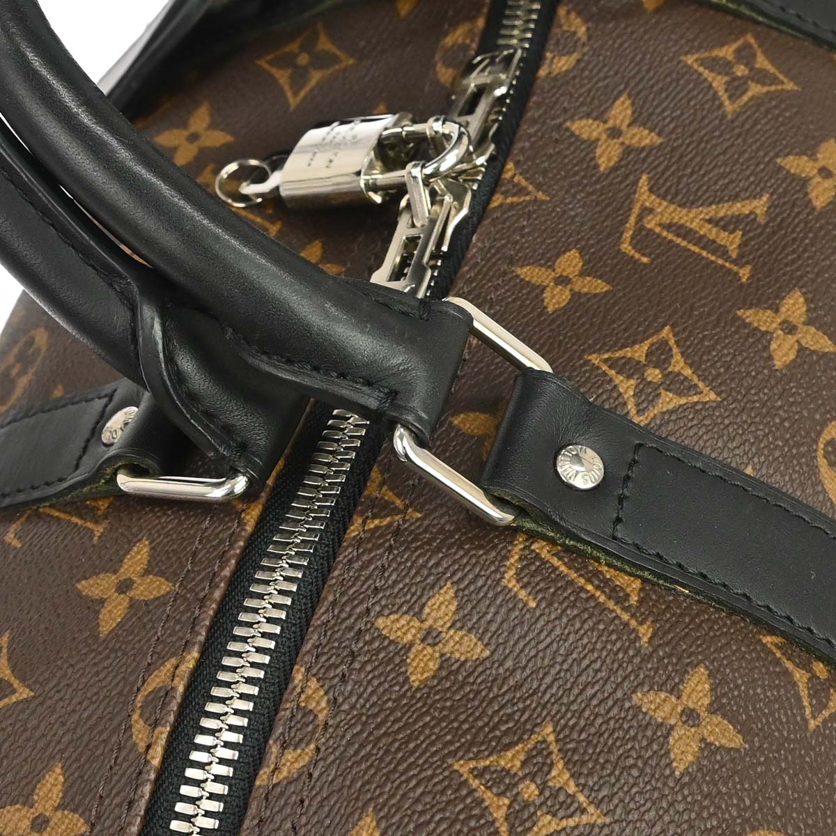 Louis Vuitton 2010 Macassar Keepall Bandouliere 55 Duffle Bag M56714