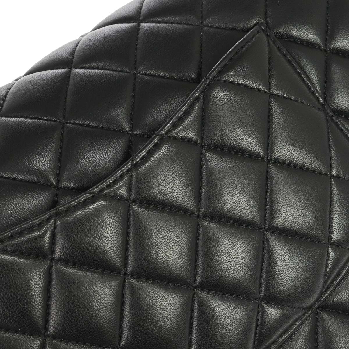Chanel 2017-2018 Black Lambskin Medium Classic Double Flap Shoulder Bag