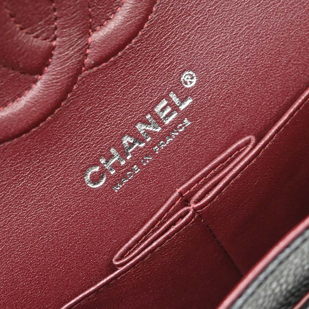 Chanel 2019 Black Caviar Skin Medium Classic Double Flap Shoulder Bag