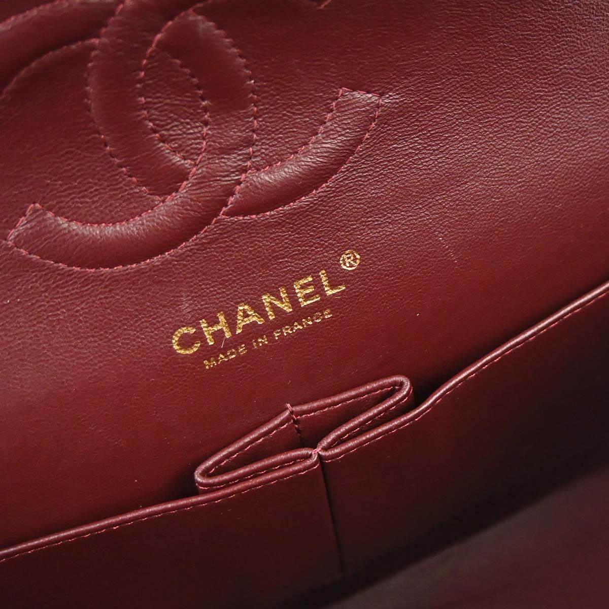 Chanel 2010-2011 Black Lambskin Medium Classic Double Flap Shoulder Bag