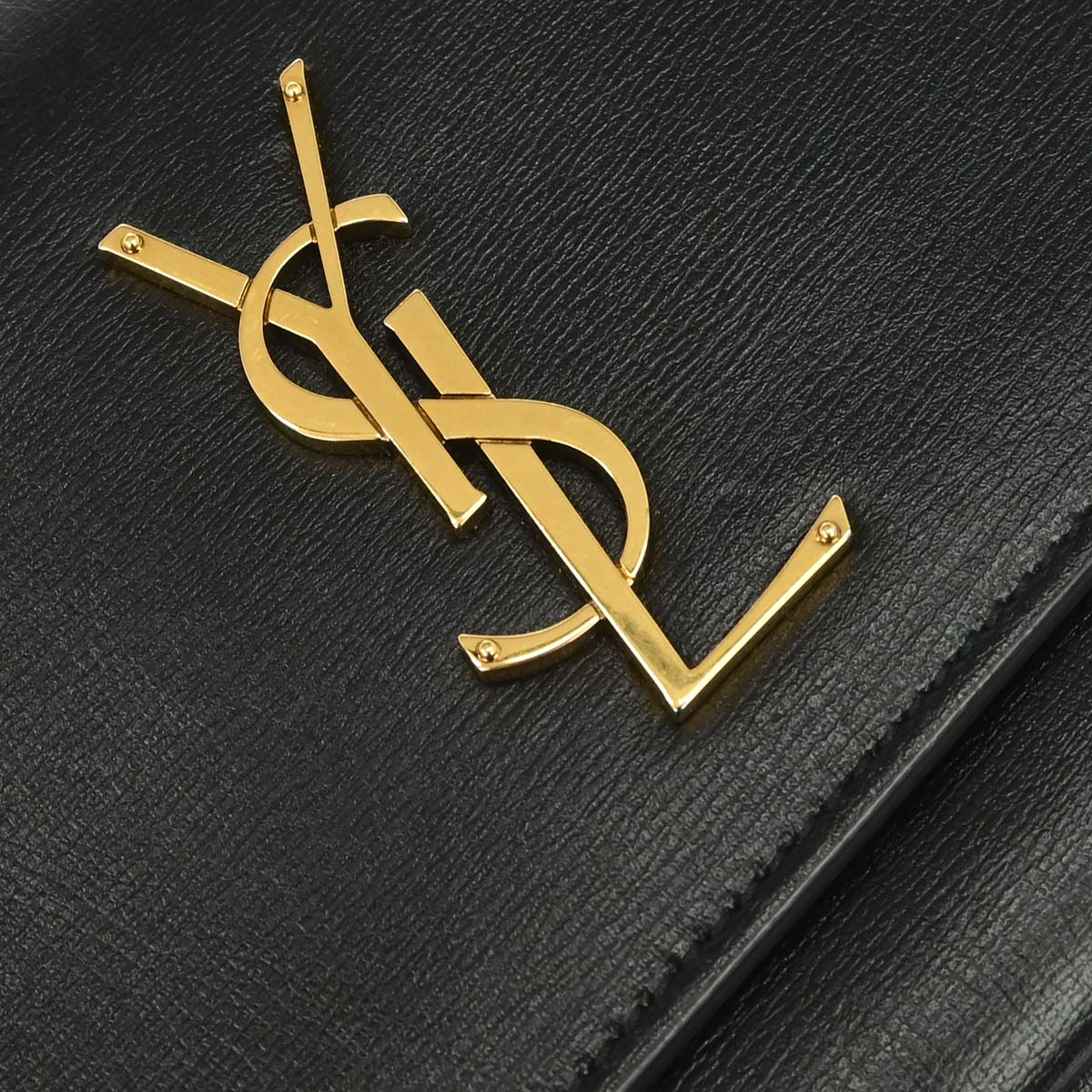 Saint Laurent Black Calfskin Sunset Shoulder Bag