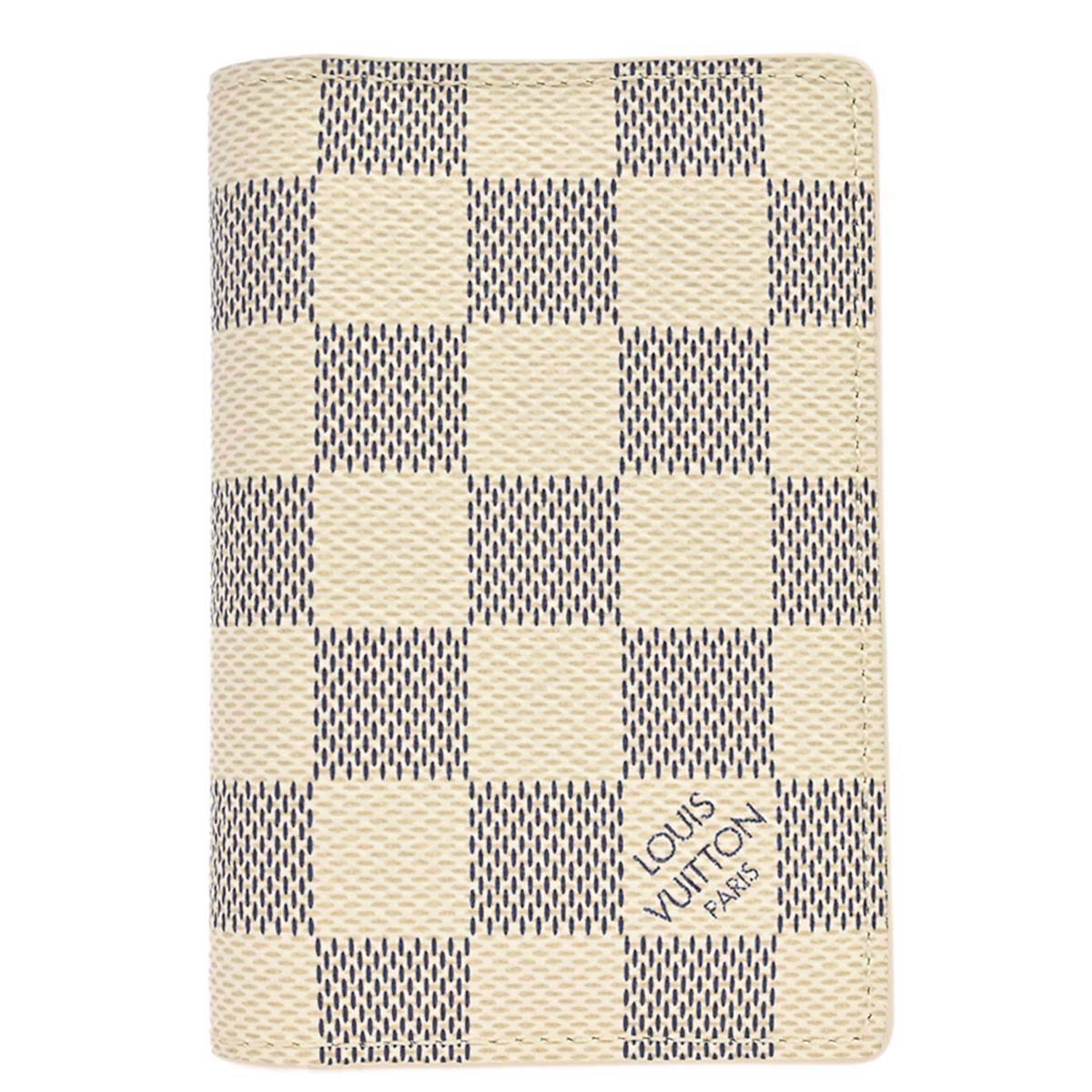 Louis Vuitton 2014 Damier Azur Organizer De Poche Cardholder N63144