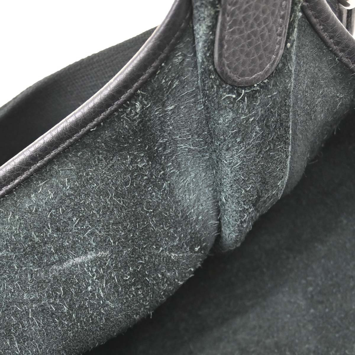Hermes 2010 Black Taurillon Clemence Evelyne 3 41 TGM Shoulder Bag