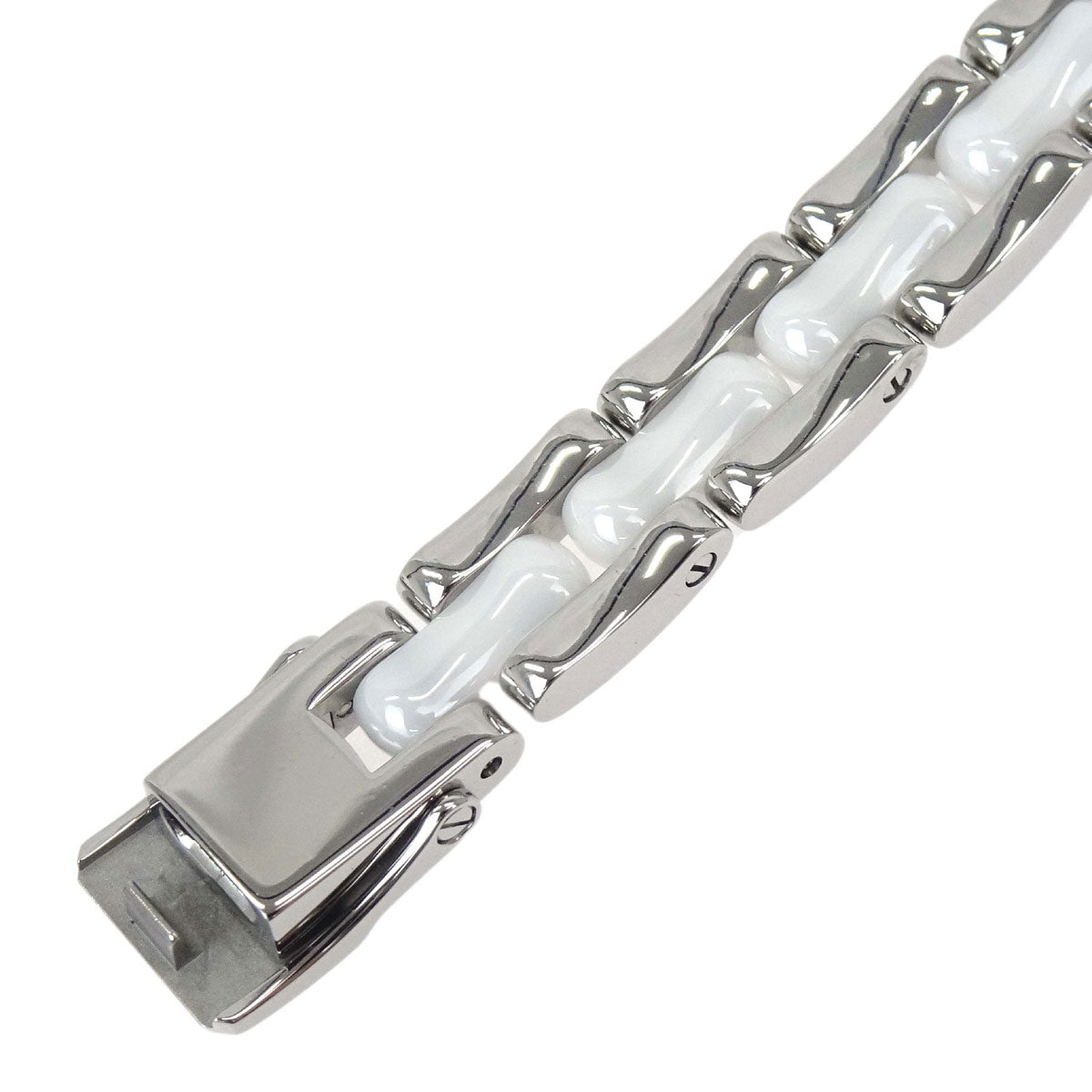 Chanel Premiere 15mm H2132 Quartz Watch Ceramic SS Diamond