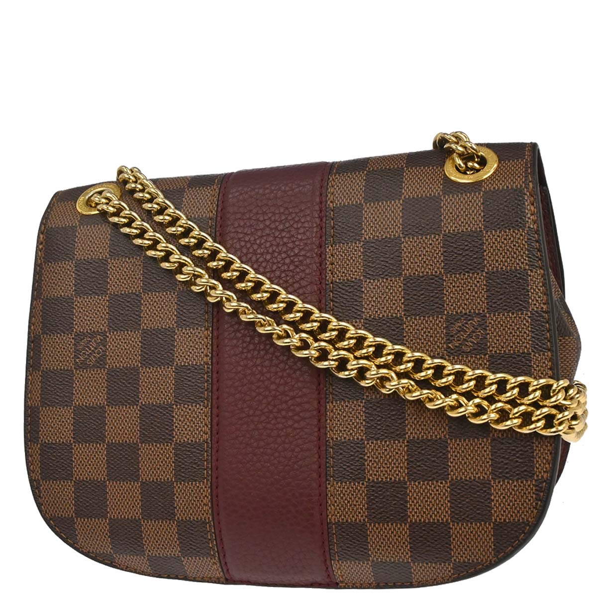 Louis Vuitton 2017 Damier Wight Chain Shoulder Bag N64420