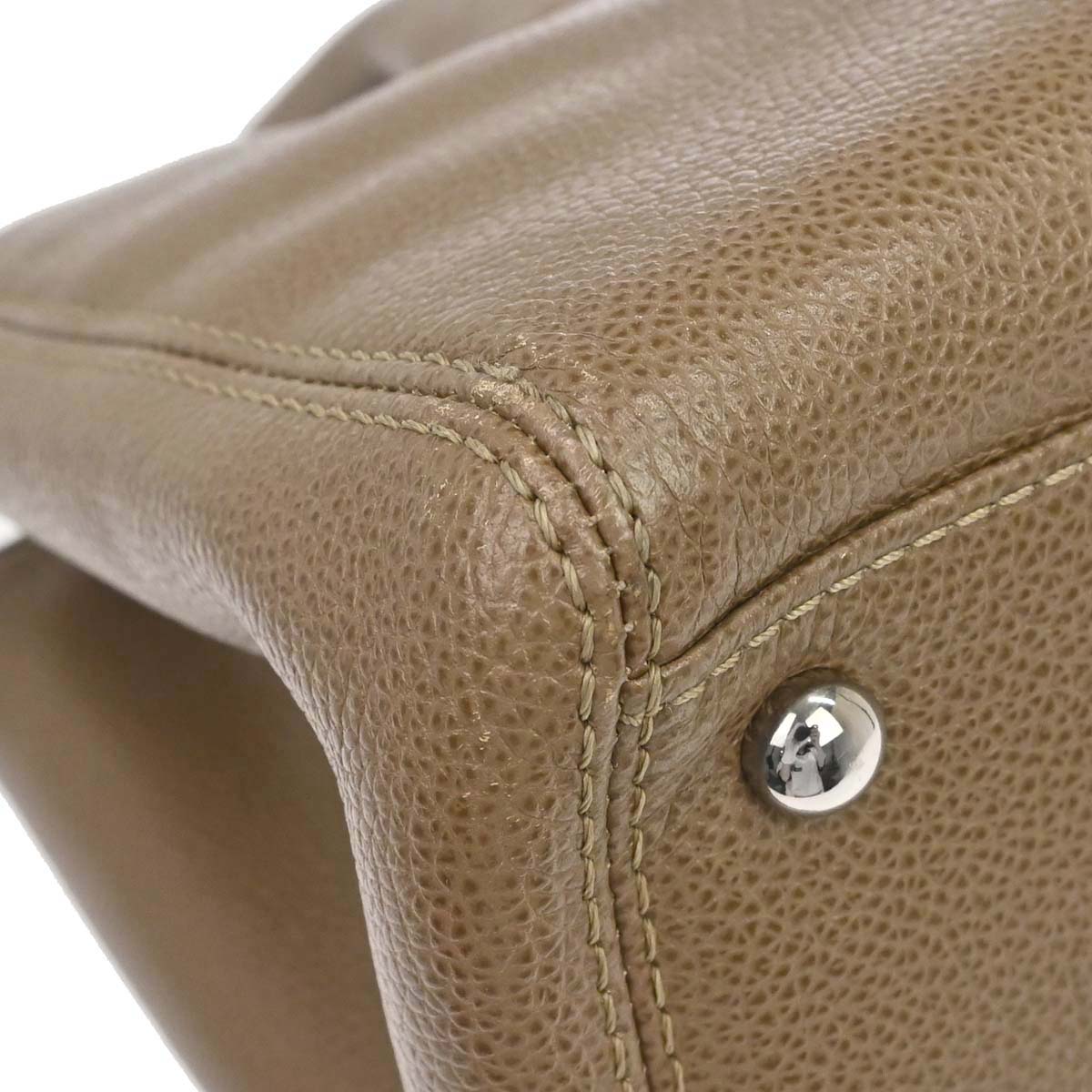 Chanel 2012-2013 Brown Calfskin Executive Cerf Tote Bag