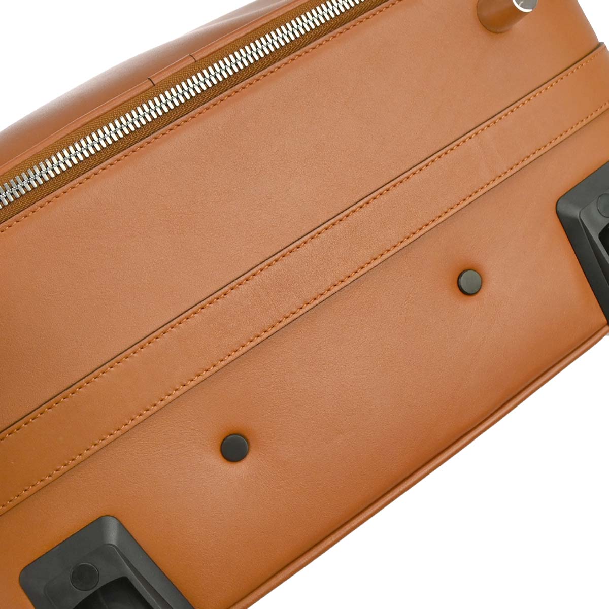 Loewe Brown Leather Cross Trolley Carry-On Rolling Luggage