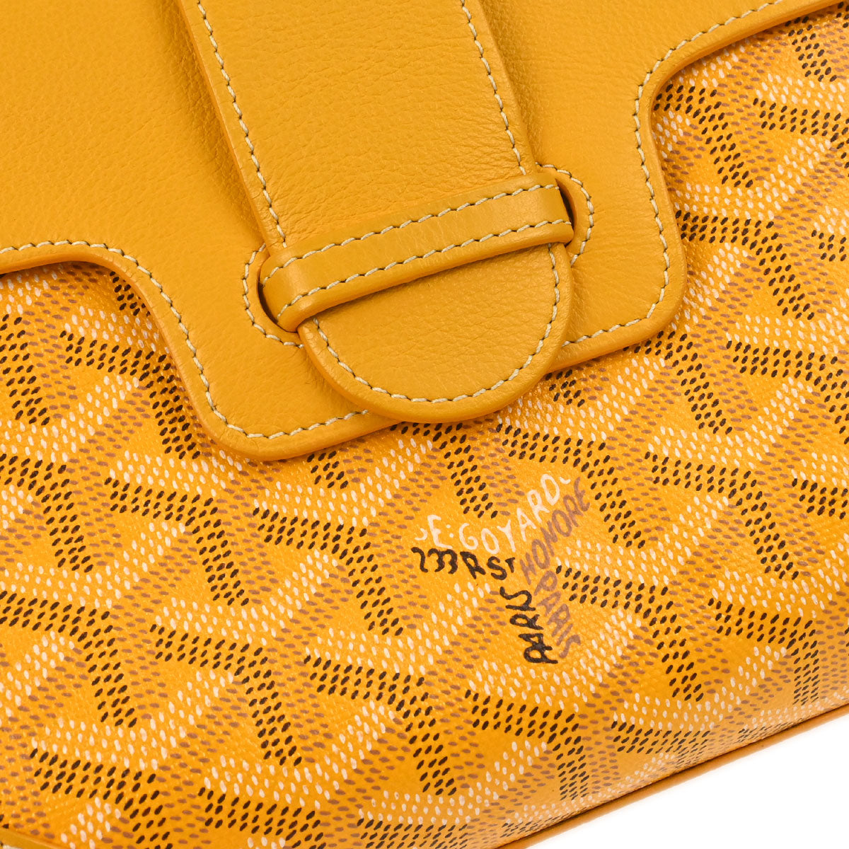Goyard Yellow Saigon Souple Mini 2way Shoulder Handbag