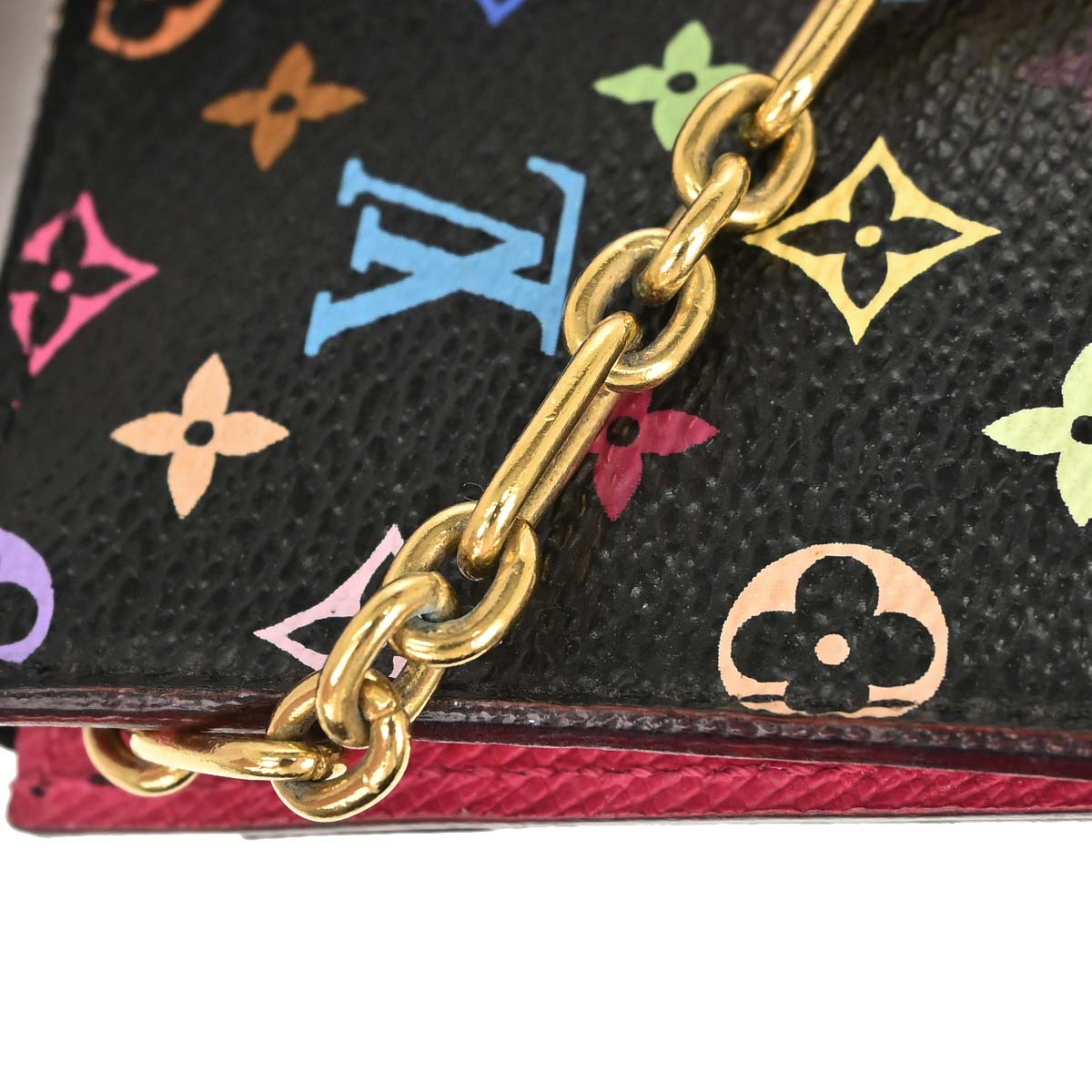 Louis Vuitton 2014 Multicolor Pochette Cles NM Coin Wallet M93735