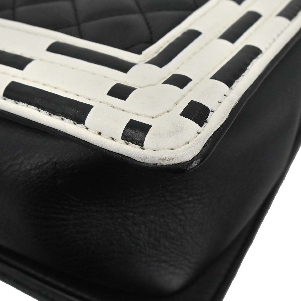 Boy Chanel 2014 Black Lambskin Large Shoulder Bag