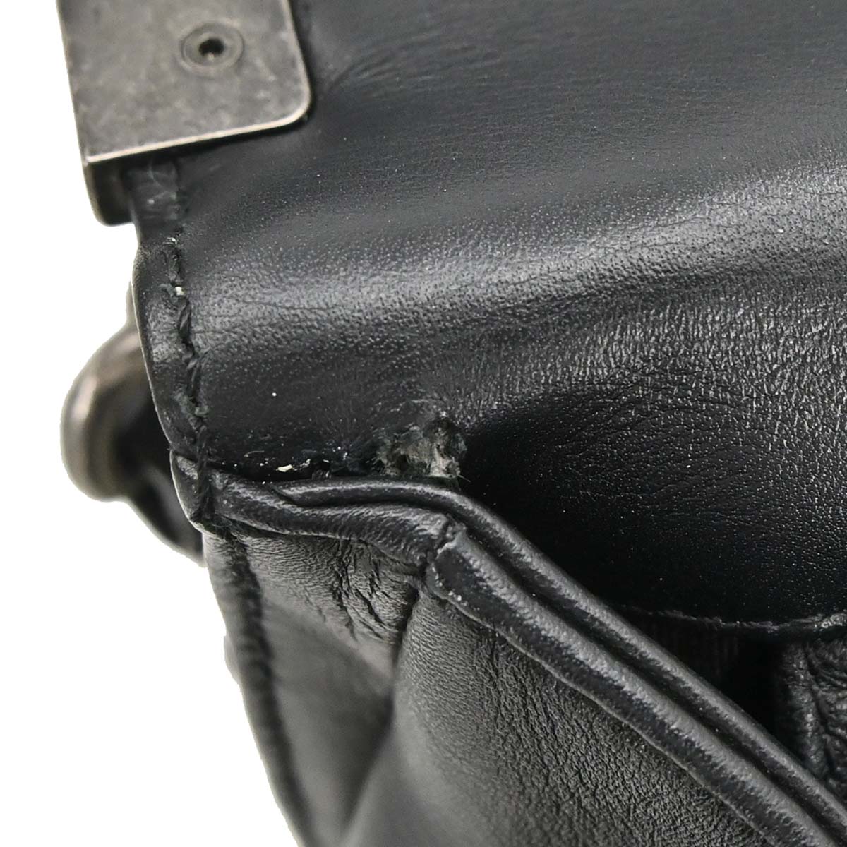Boy Chanel 2014 Black Lambskin Large Shoulder Bag