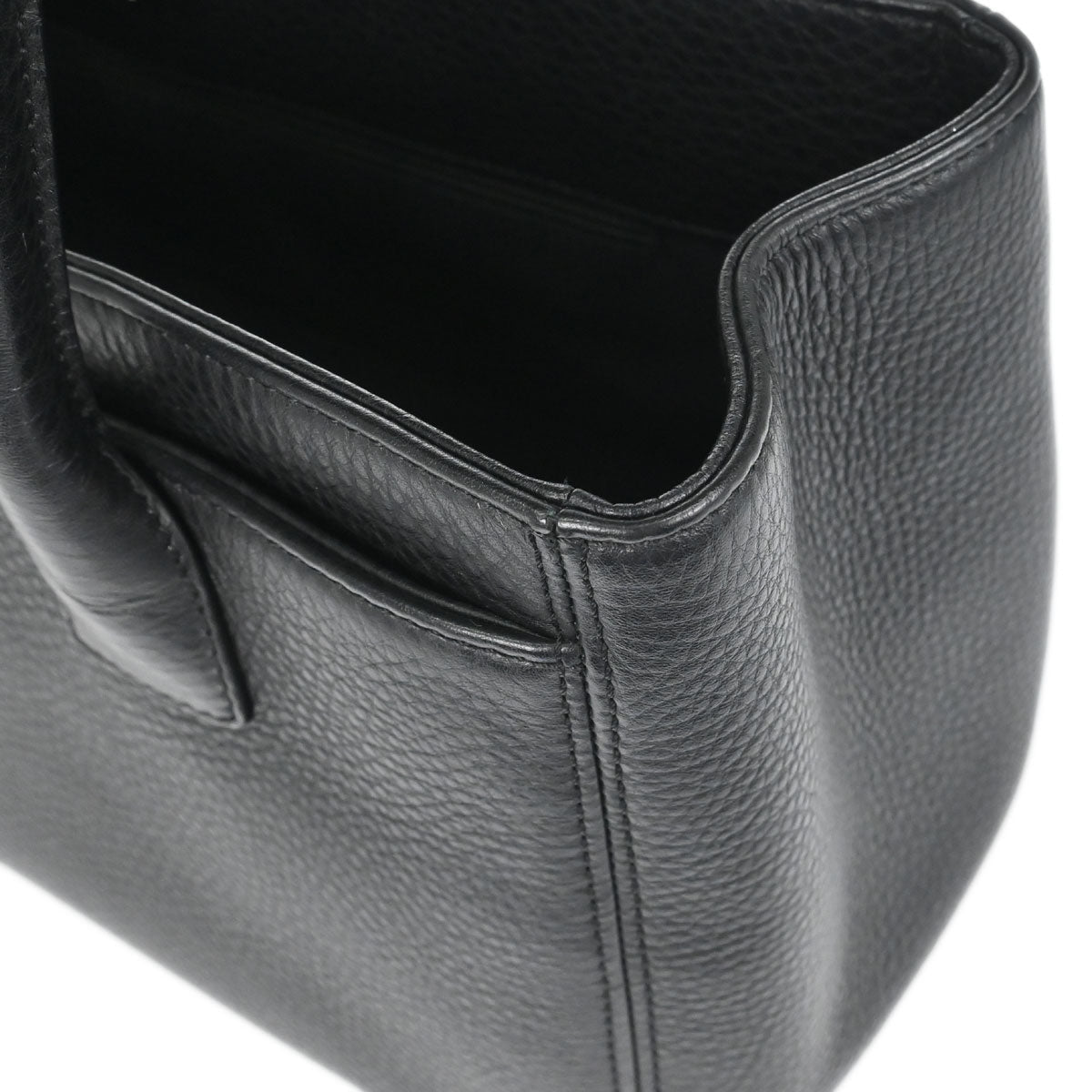 Chanel Black Deerskin Executive Cerf Tote Bag