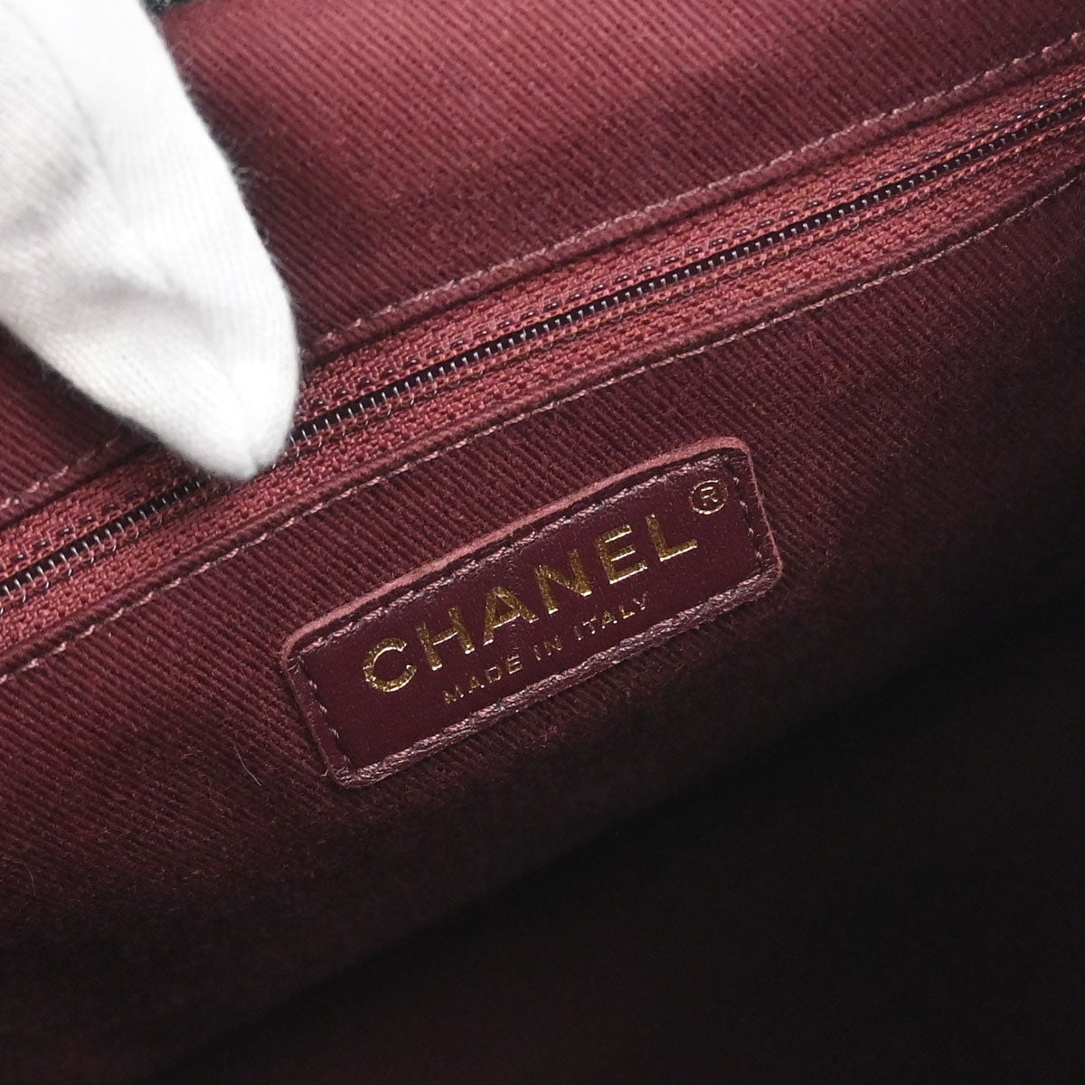 Chanel Black Caviar Skin Business Affinity Backpack