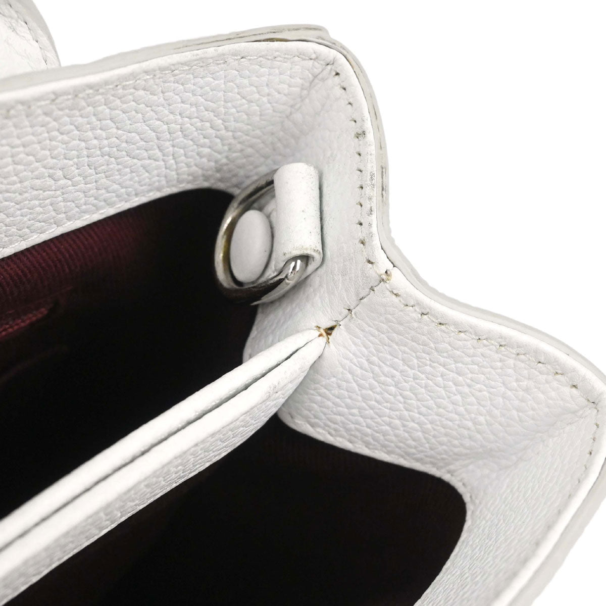 Chanel White Calfskin Neo Executive Cerf 2way Shoulder Tote Bag