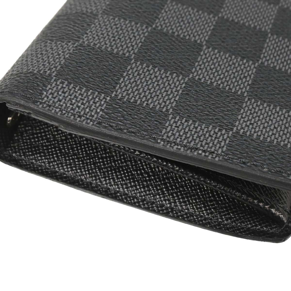 Louis Vuitton Damier Graphite Portefeuille Brazza Wallet N62665