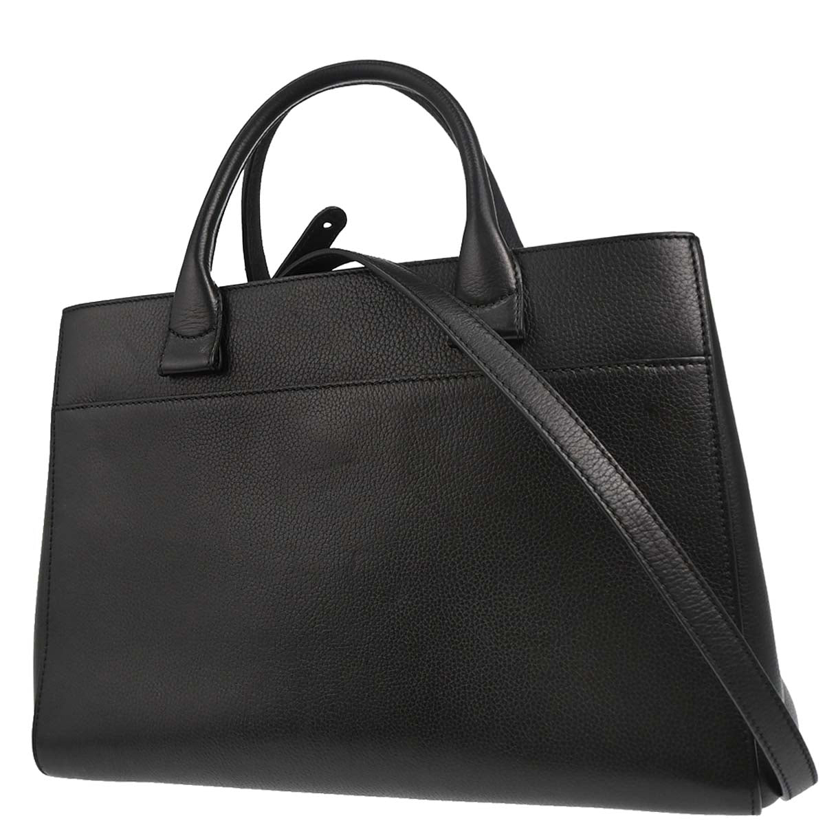 Chanel Black Calfskin Neo Executive Cerf 2way Shoulder Tote Bag