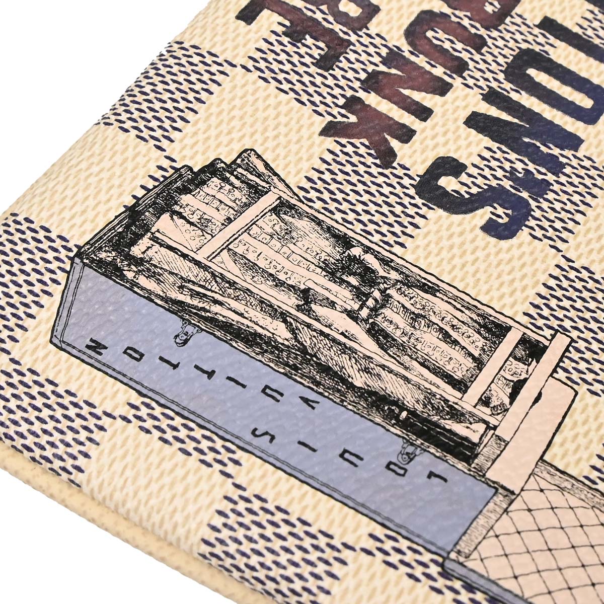 Louis Vuitton Damier Azur Pochette Milla MM Handbag N63090