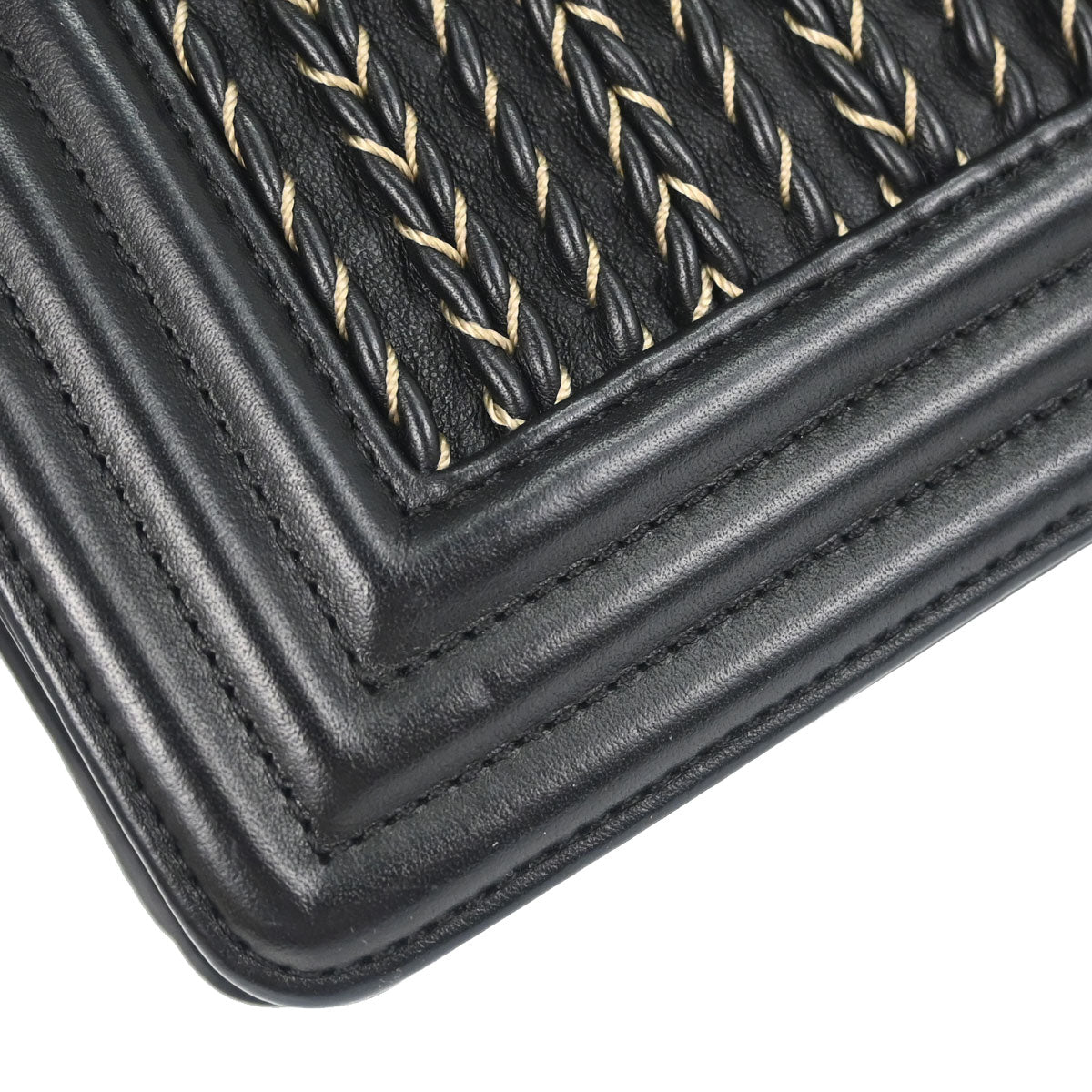 Boy Chanel Black Lambskin Small Chain Shoulder Bag