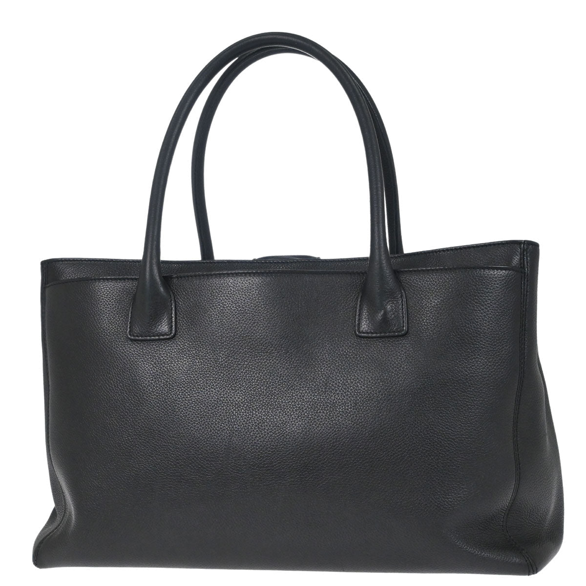 Chanel Black Calfskin Executive Cerf Tote Bag