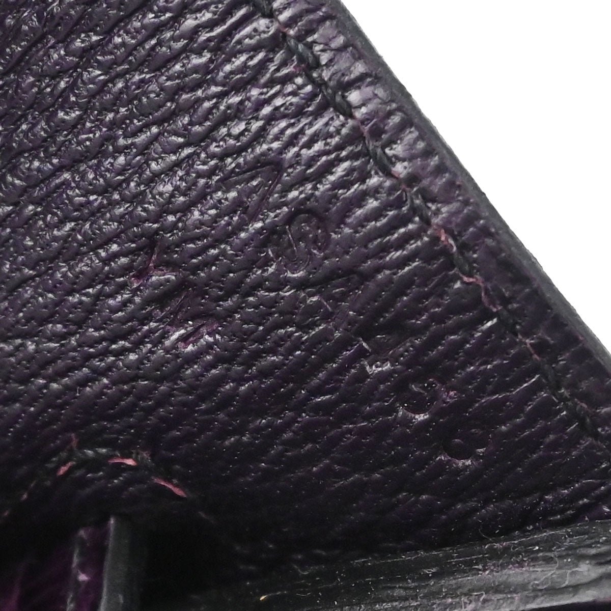 Hermes * Aubergine Porosus Birkin 30 Handbag